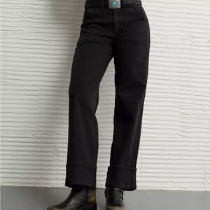 American Eagle Outfitters High Waisted Utility Stovepipe Pants